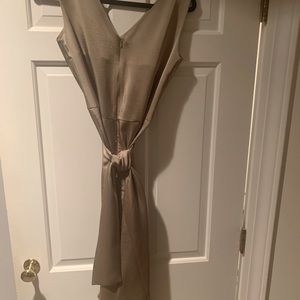 CAARA cocktail dress. Color matte gold. Size S.